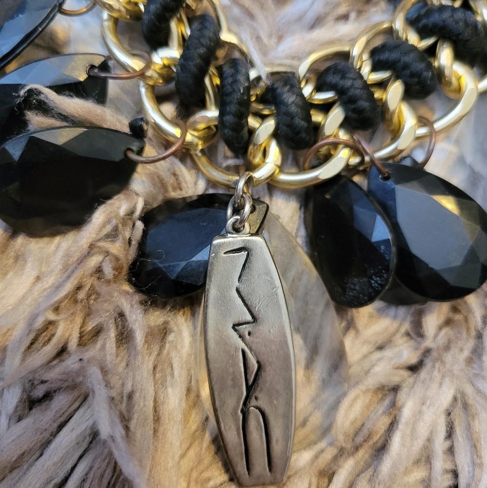 MAC COSMETICS necklace gold & silver - Picture 4 of 4